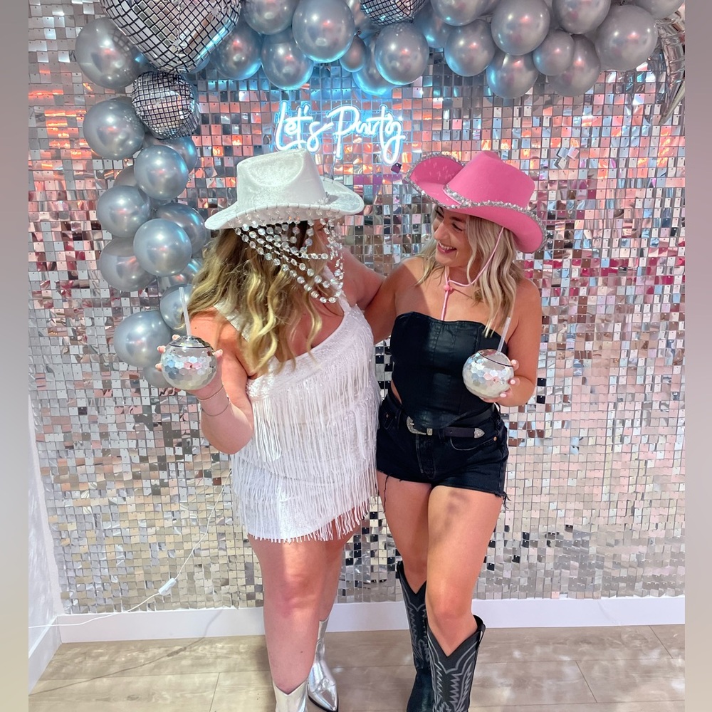 Black Faux Leather Corset Crop Top